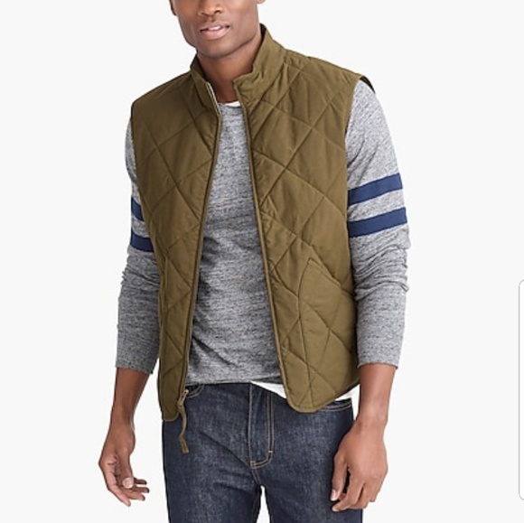 J.Crew Mercantile Mens Quilted Vest